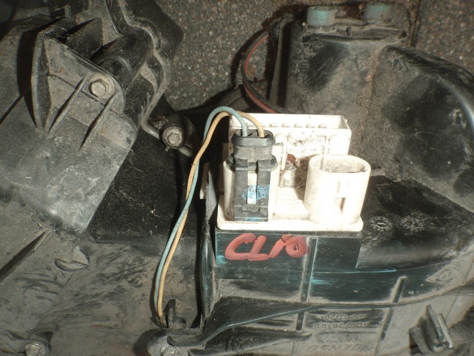 wentylator chłodniczka zawór klimatyzacji rezystor nagrzewnicy clio II