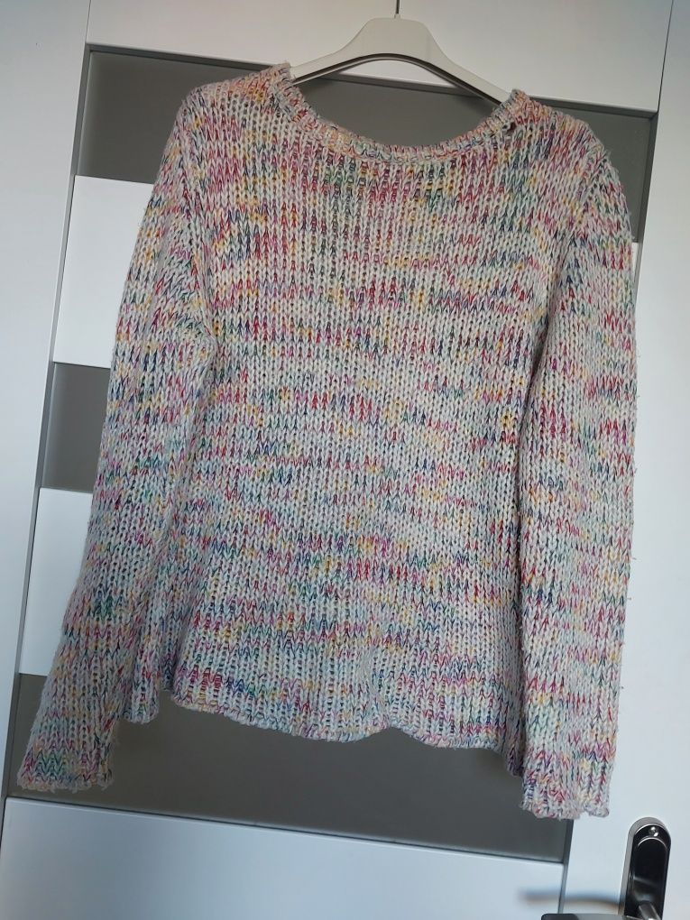 Kolorowy sweterek top vintage