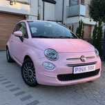Fiat 500 jedyny w Polsce różowy FIAT 500, F-VAT 23%