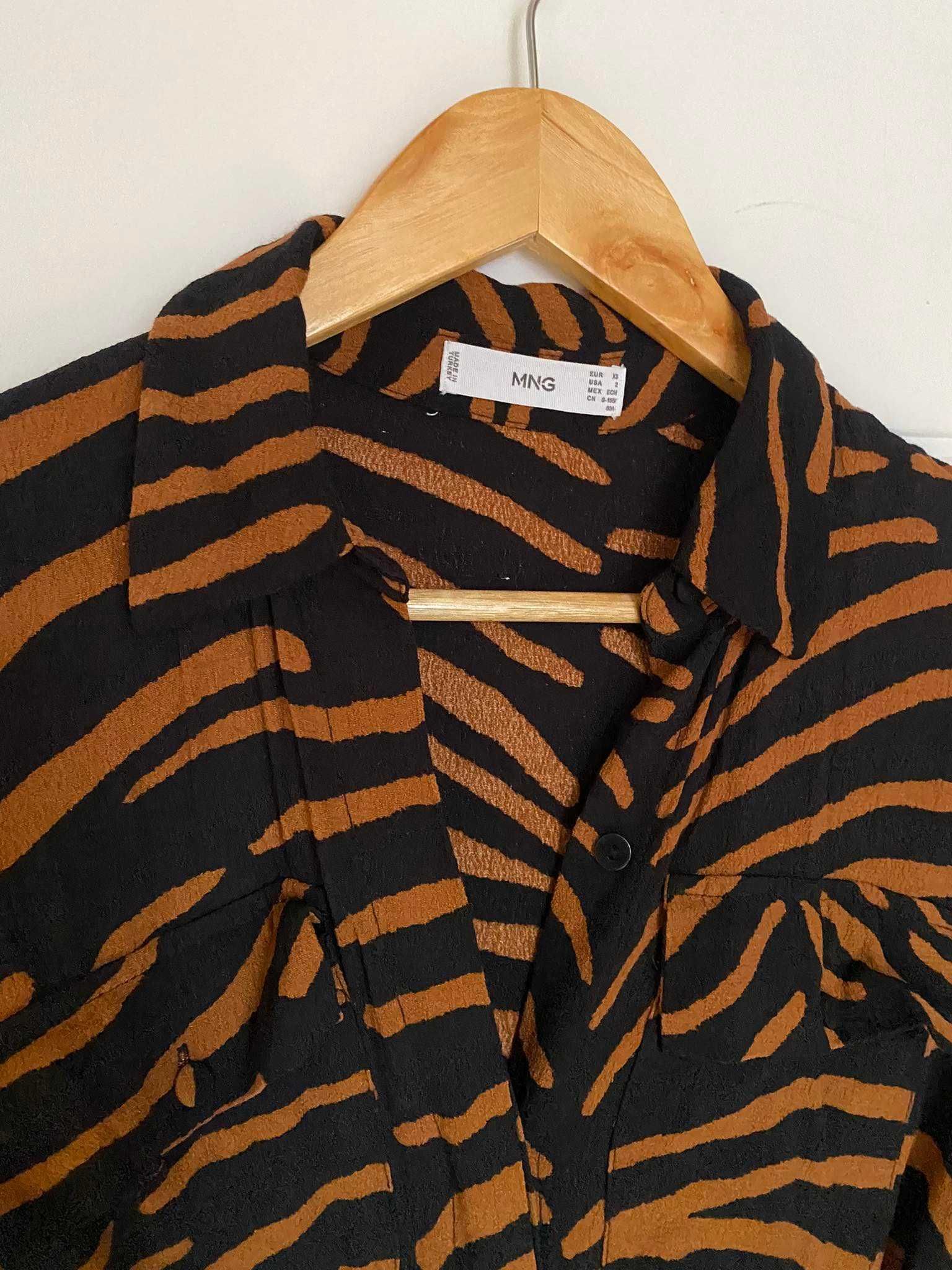 Sukienka wesel mango zebra