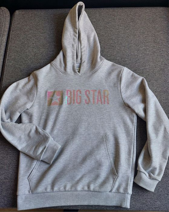 Bluza BIG STAR rozm. 152  szarą z kapturem