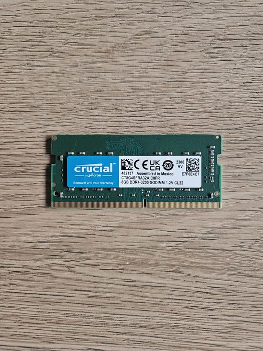 8GB RAM Crucial DDR4-3200 - CT8G4SFRA32A