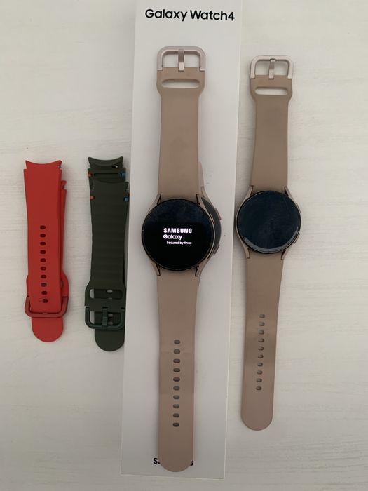 Galaxy watch 4 com duas braceletes extra