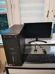 Komputer z monitorem i5-4590,RAM 16G,GTX 1060,SSD 256+HDD 1T Win10 Pro