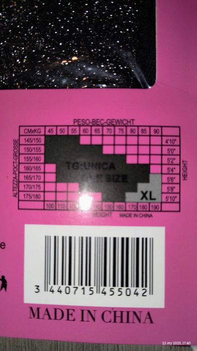 Rajstopy kabaretki nowe