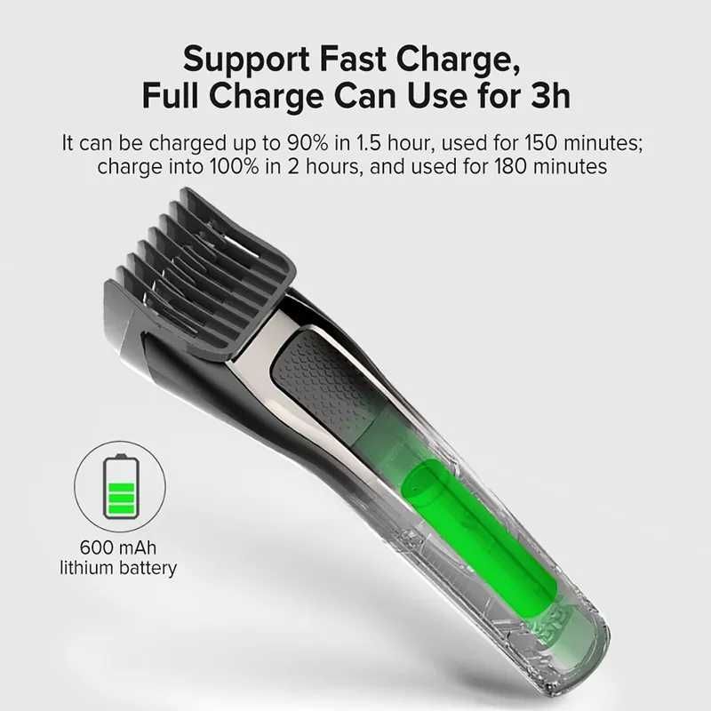 Аккумуляторная машинка для стрижки Enchen Sharp 3S Hair Clipper, Black