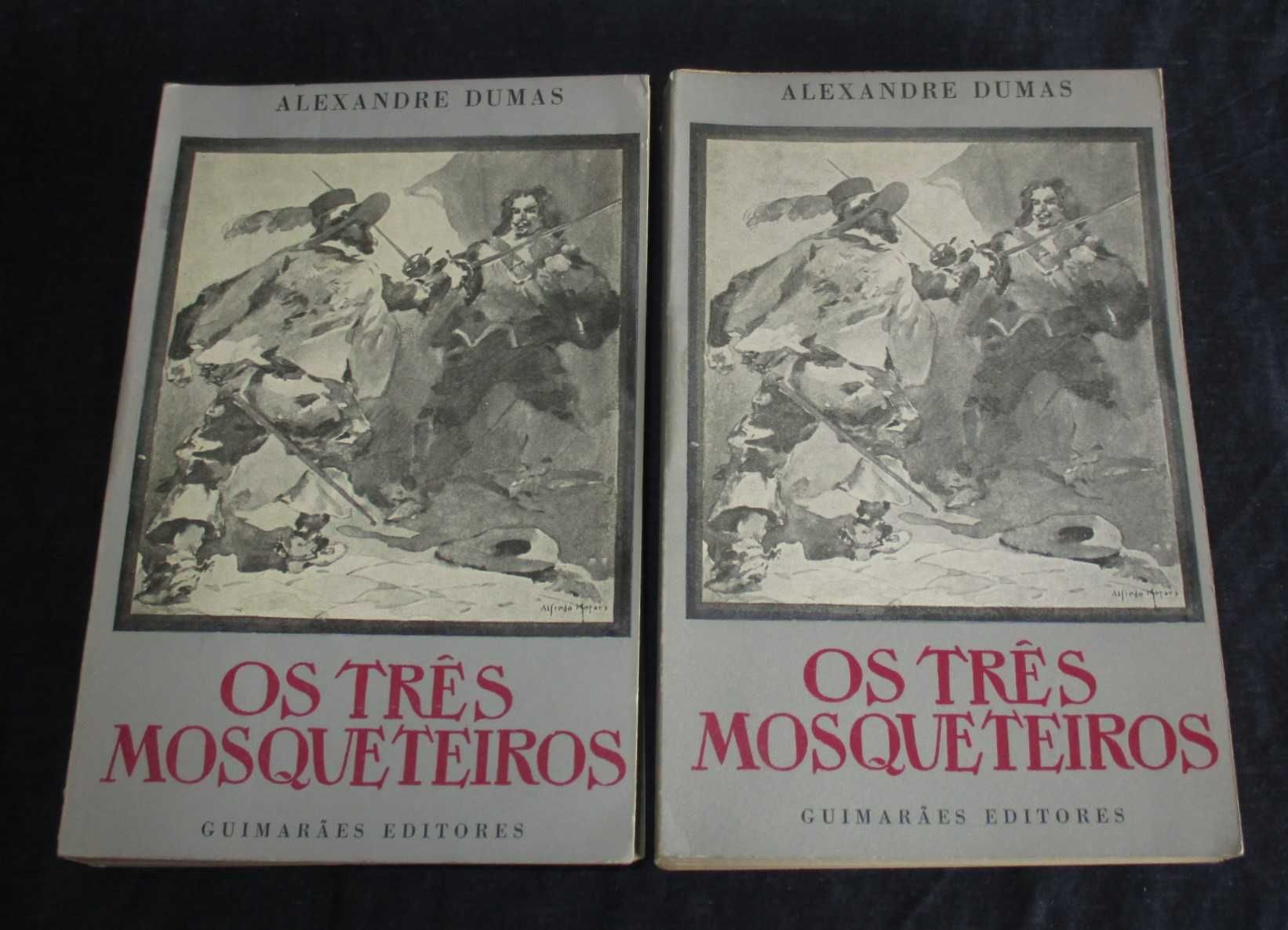 Livros Os Três Mosqueteiros Alexandre Dumas  2 Volumes Completo