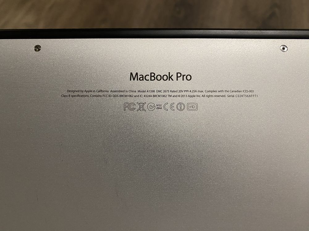 Продам Macbook Pro 2013, 15 дюймів