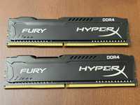 Оперативна пам'ять HyperX Fury DDR4 2x8Gb 2666 МГц