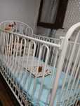 Cama/berço de bebe branca