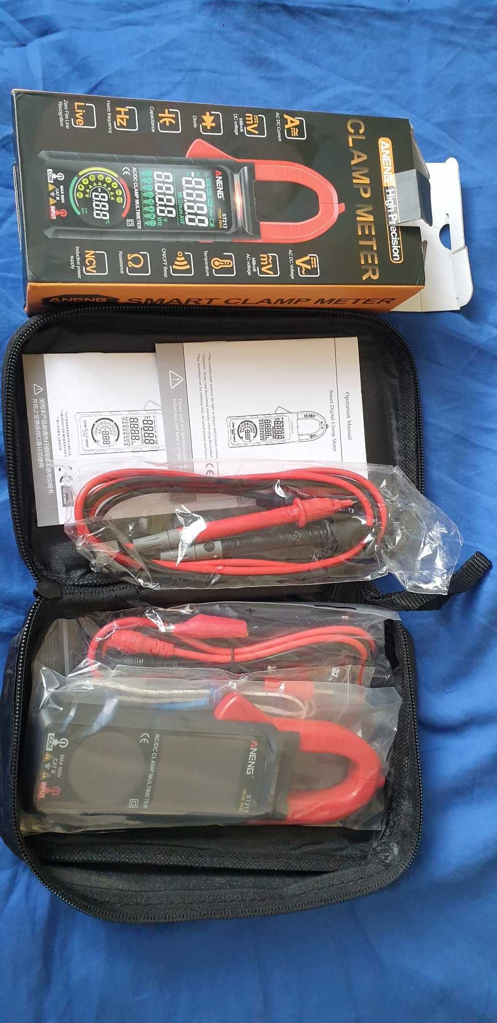 Мультиметр-кліщі Aneng ST-212, ST-213, ToolTop X6 ac/DC Amper