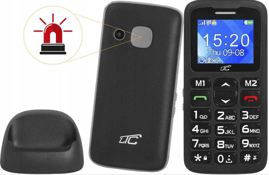 NOWY Telefon dla seniora – prosty, głośny, bezpieczny mocna BATERIA