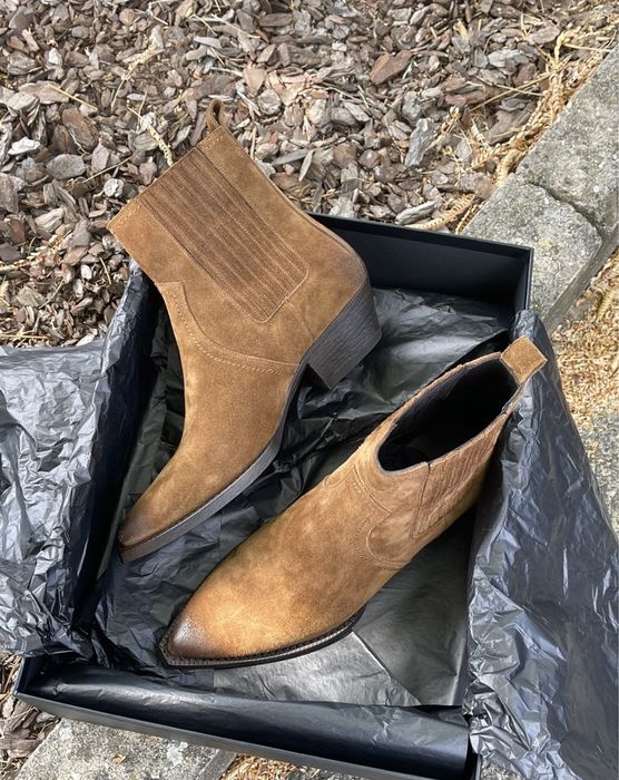 YSL Saint Laurent ботинки казаки 38 оригинал
