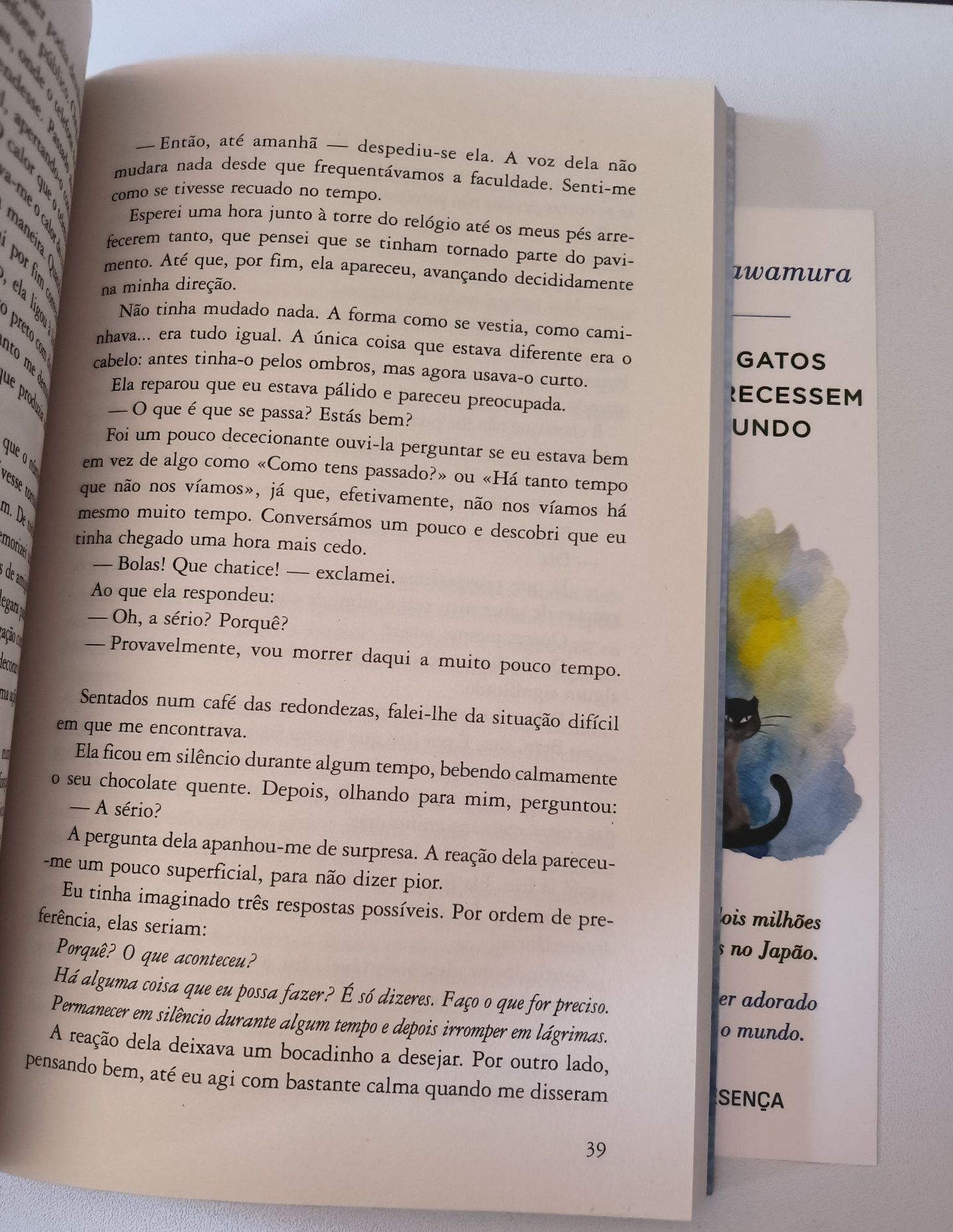 Livro "Se os Gatos Desaparecessem do Mundo" de Genki Kawamura