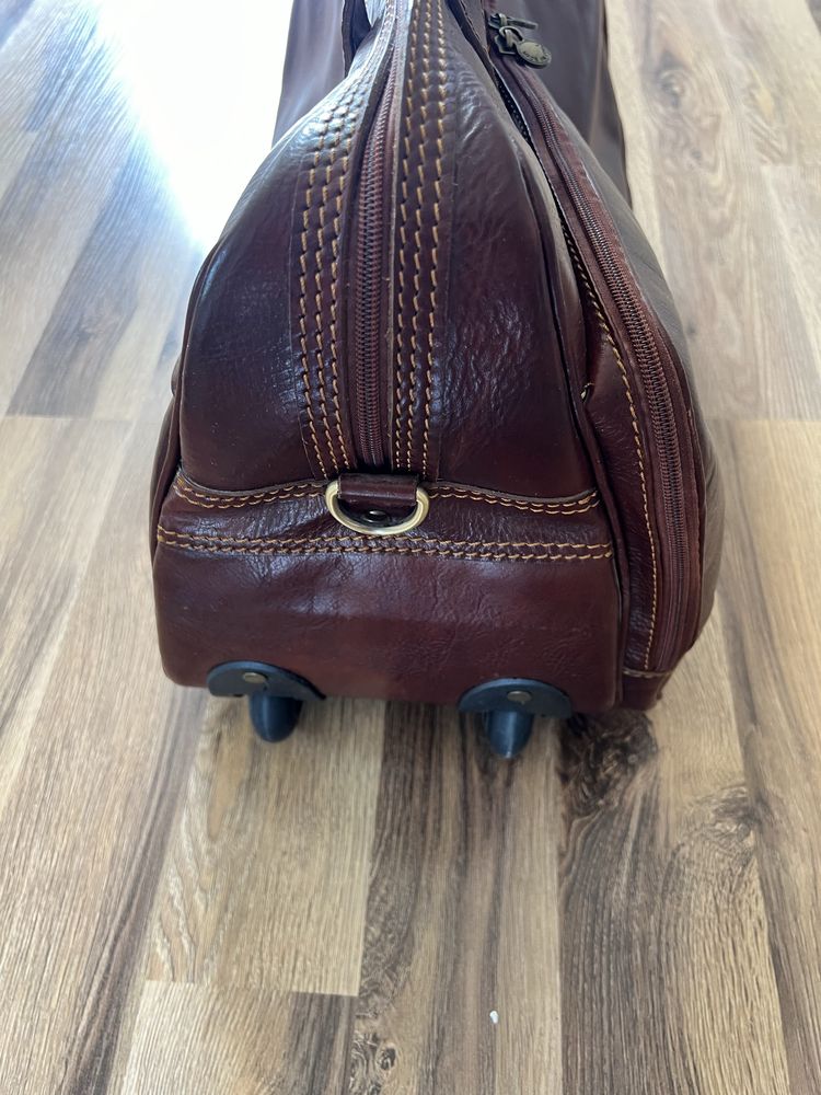 Torba podróżna 100% skóra naturalna Made in Italy