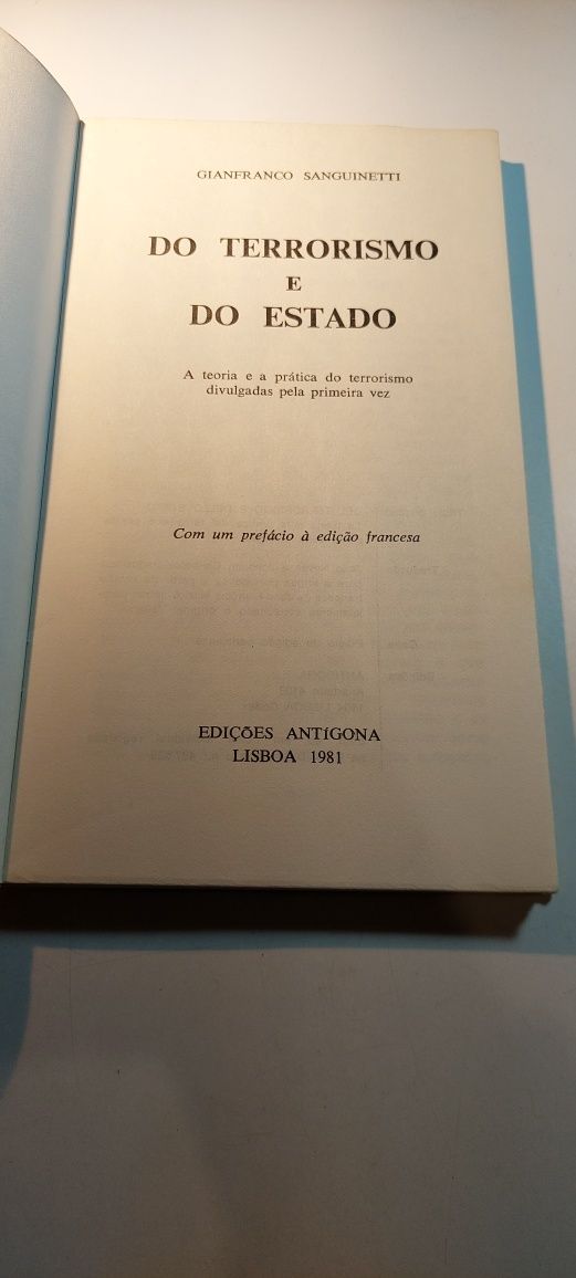 Do Terrorismo e do Estado - Gianfranco Sanguinetti