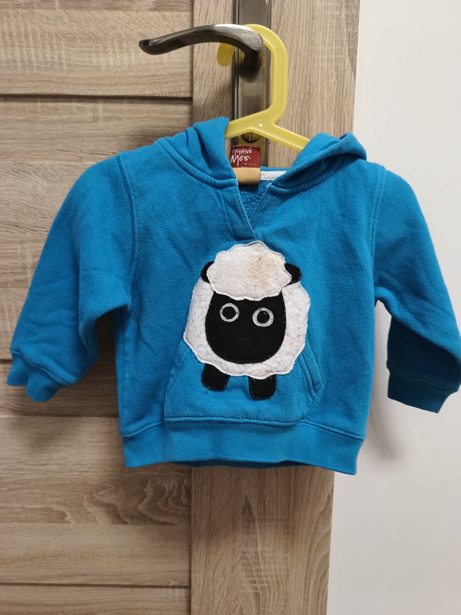 Paka ubrań dla małego chłopca 68/74/80cm spodnie bluza body bluzka