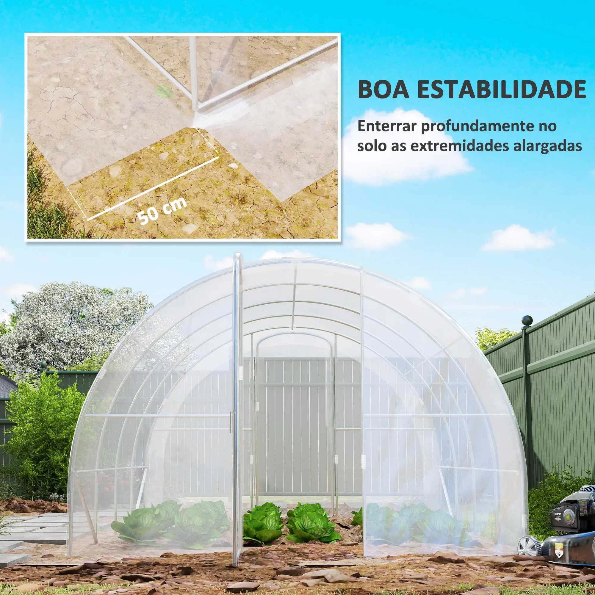 Estufa de Túnel 395x295x195 Transparente