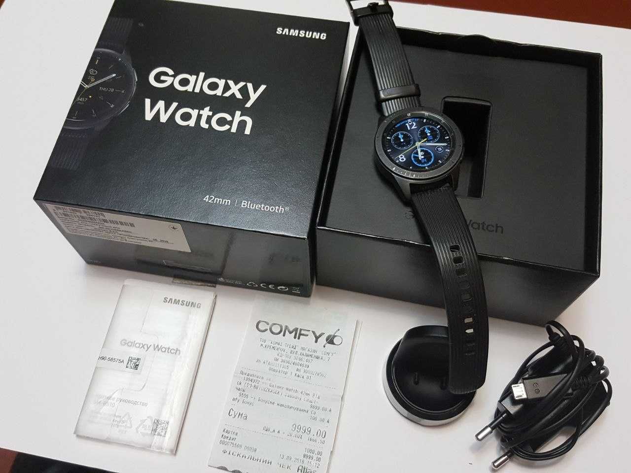 Смарт годинник Samsung Watch R810 42 мм Офіціал! Як нові!