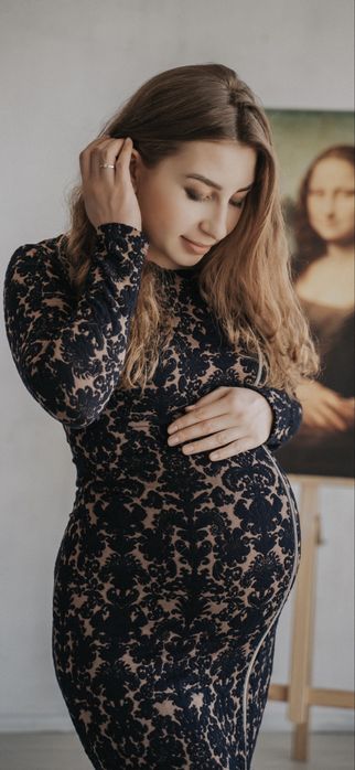 Сукня вечірня довга, для вагітних (напрокат)