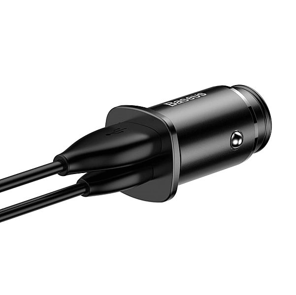 Baseus Square PPS inteligentna ładowarka samochodowa z portami USB Qui
