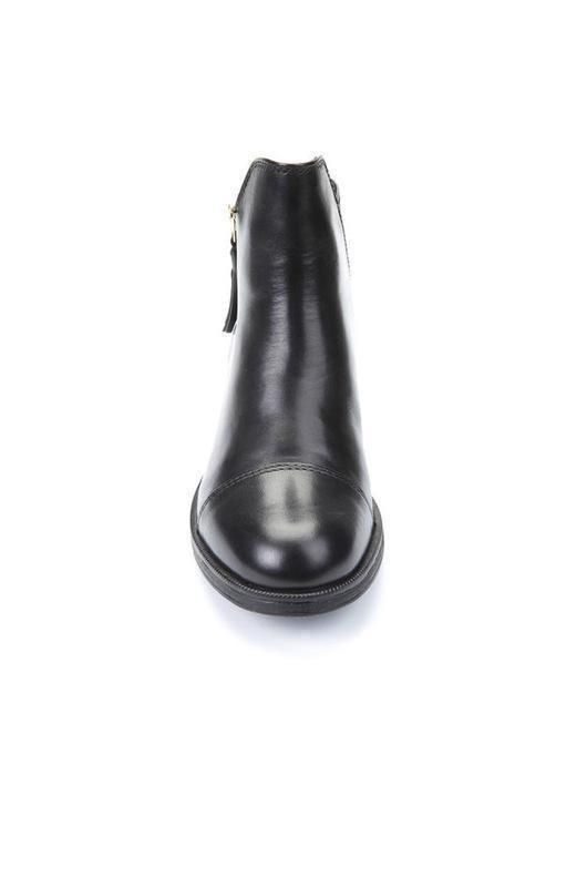 Чорні осінні демісезонні жіночі черевики geox