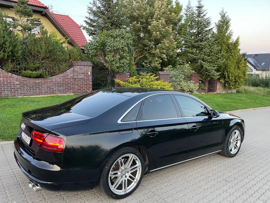 Piękne Audi A8 D4.4.2 Benzyna. Gaz. Aktywny wydech. Mega Stan. Zamiana