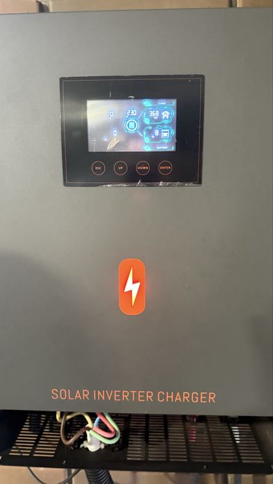 Гібридний інвертор PowMr POW-HVM10.2M, 48V 10.2кВт