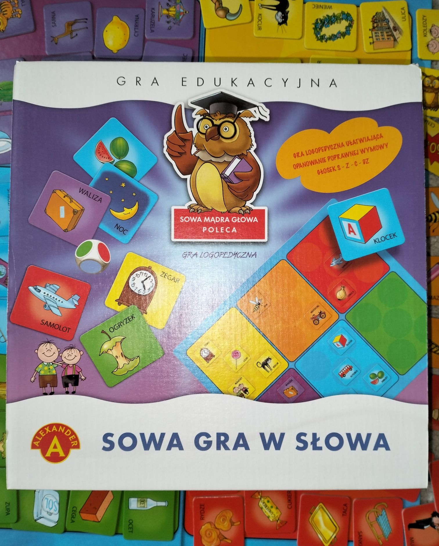 Gra logopedyczna sowa gra w słowa