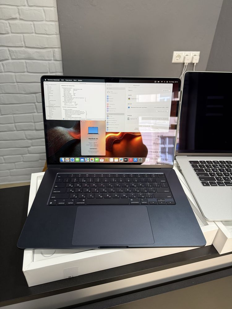 New/Open Macbook Air M2 / 8/512gb midnight 16/512gb silver