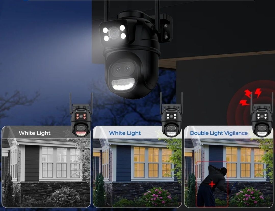 Kamera zewnętrzna obrotowa 360. 8x ZOOM, ALARM, ŚLEDZNIE RUCHU,GŁ