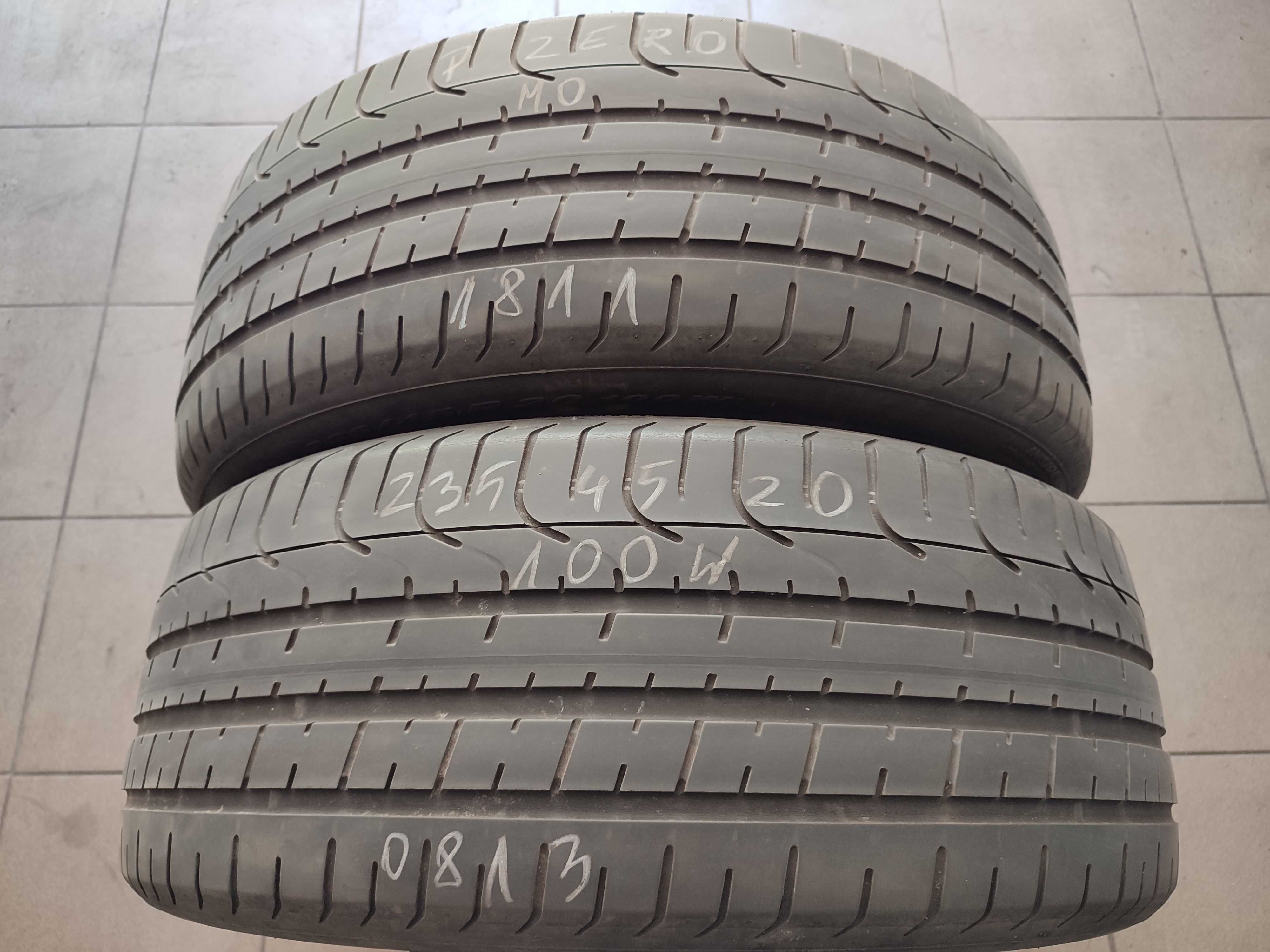 opony 235/45-20  100W Pirelli P ZERO   MO , dobry stan