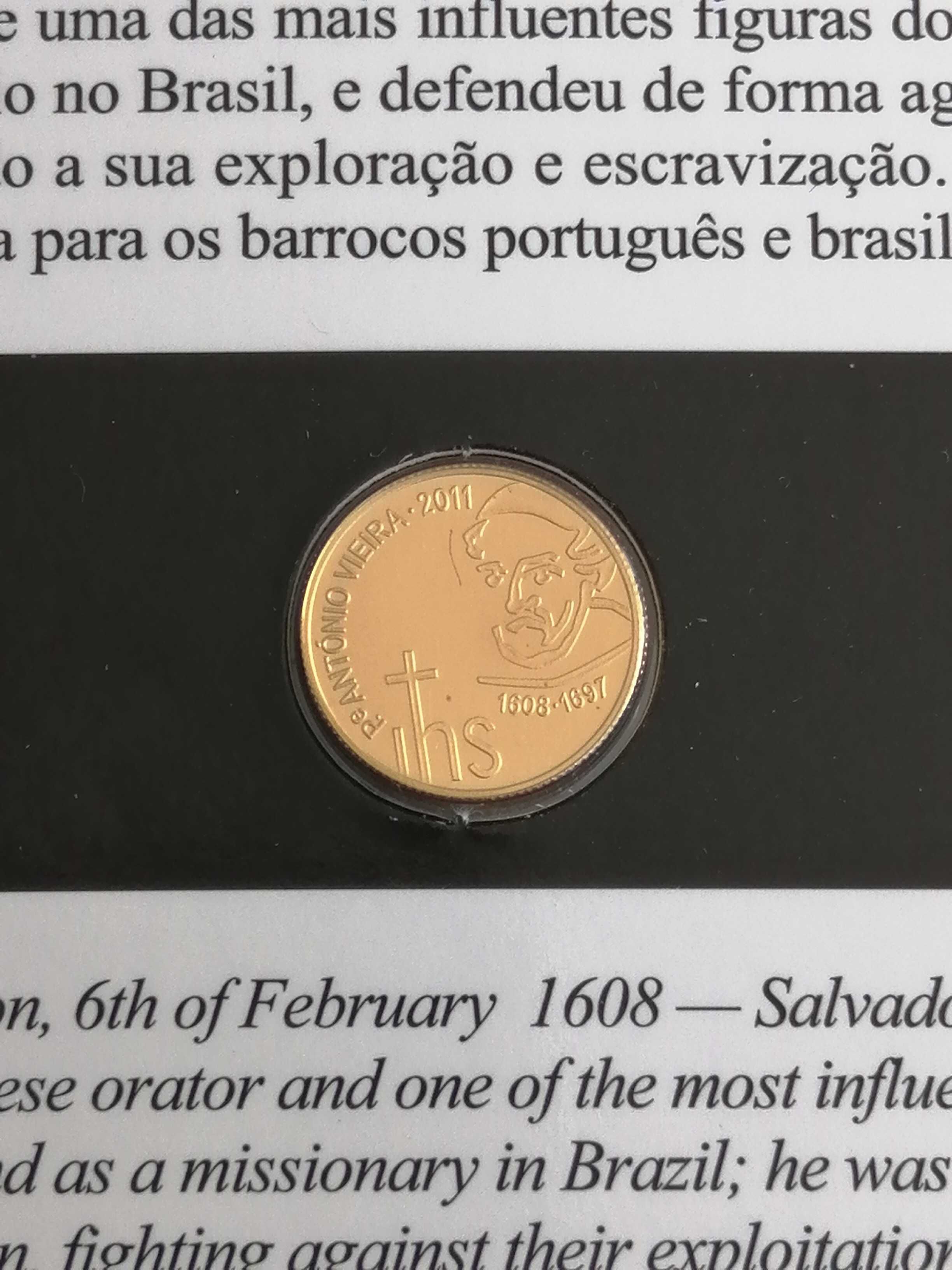Colecção completa de moedas de 1/4 de ouro, 9 unidades.