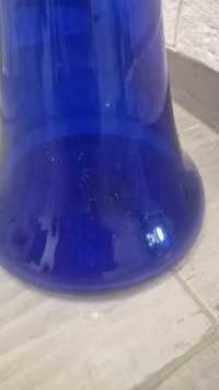 Niebieski wazon alicja prl 60 cm