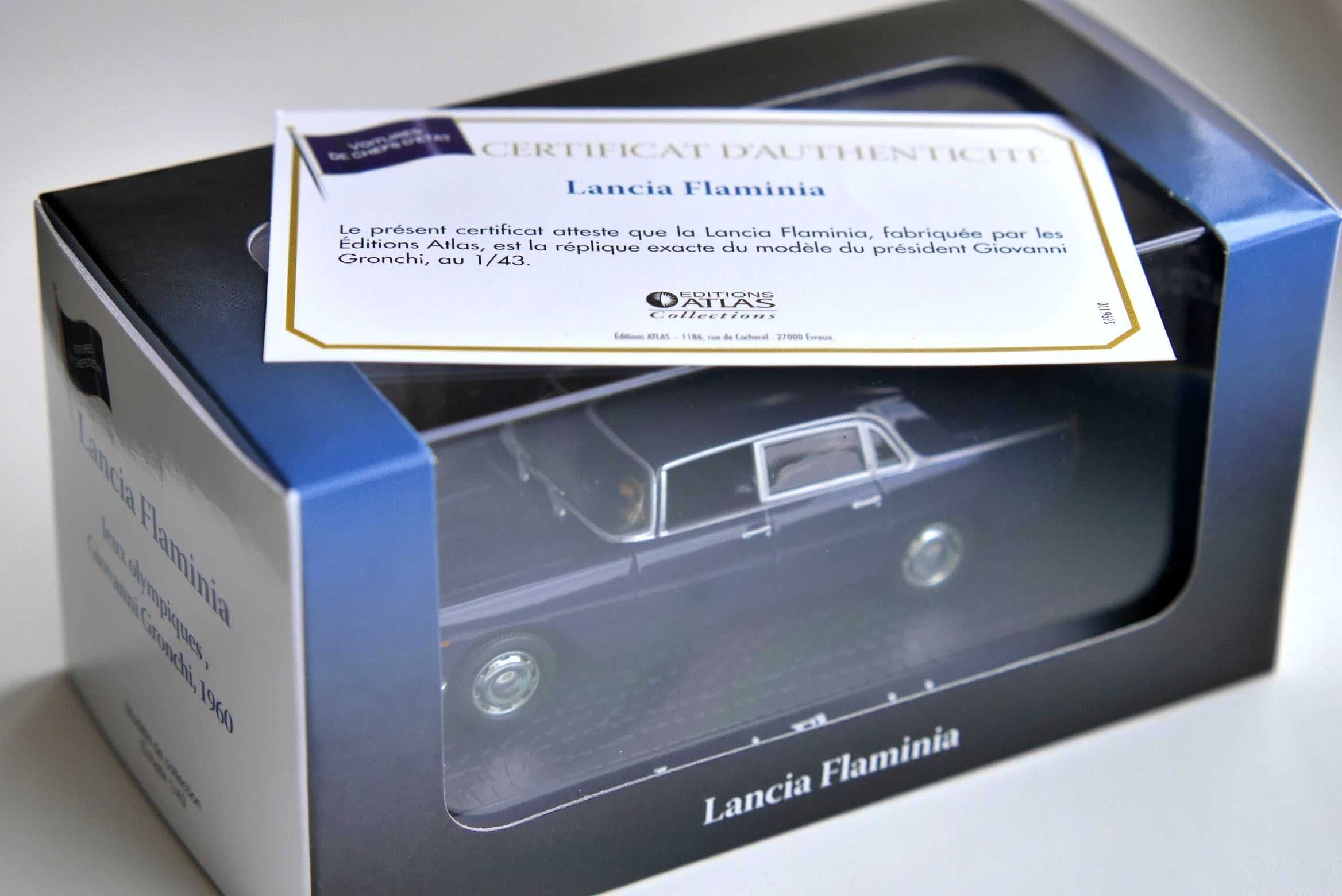 Модель Lancia Flaminia Giovanni Gronchi (1960) 1:43 ATLAS (Norev)