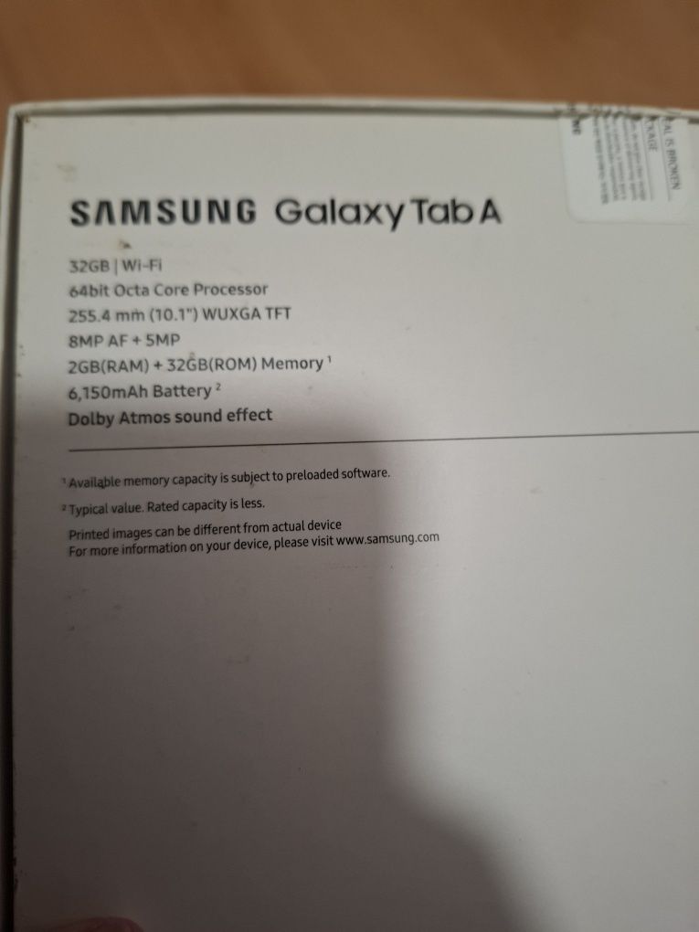 Tablet Samsung Galaxy Tab A