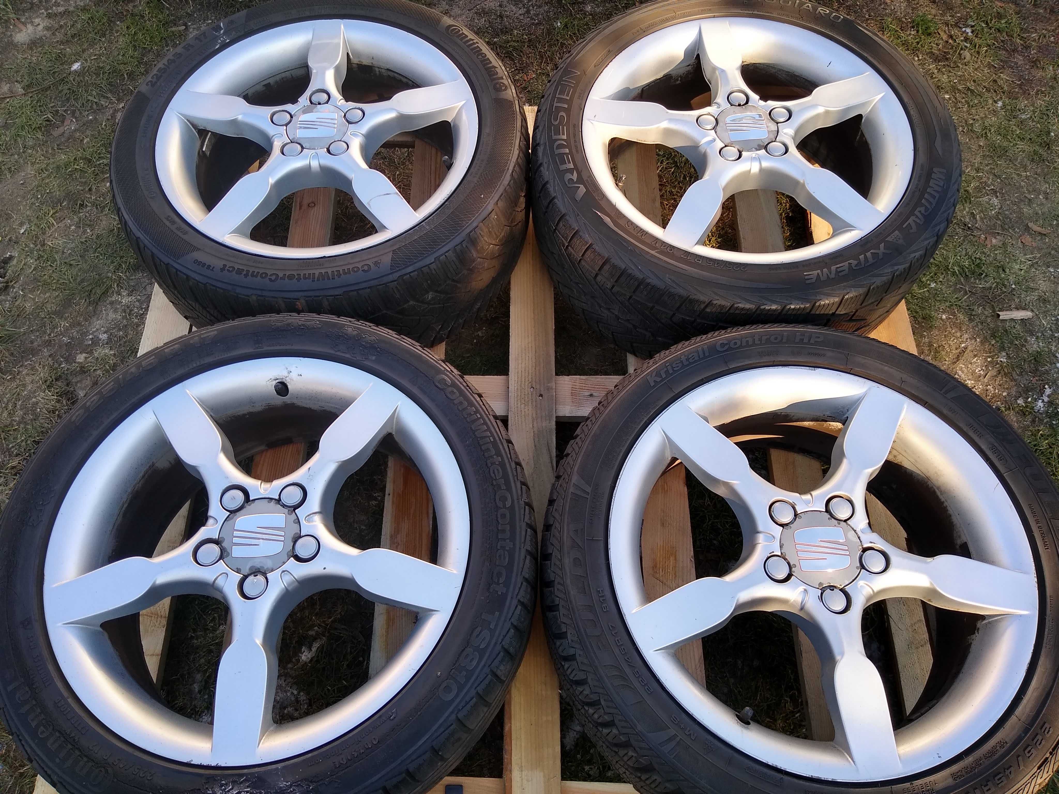 Alufelgi 17 cali 5x112 SEAT Leon Altea CUPRA Audi Seat Skoda VW A3