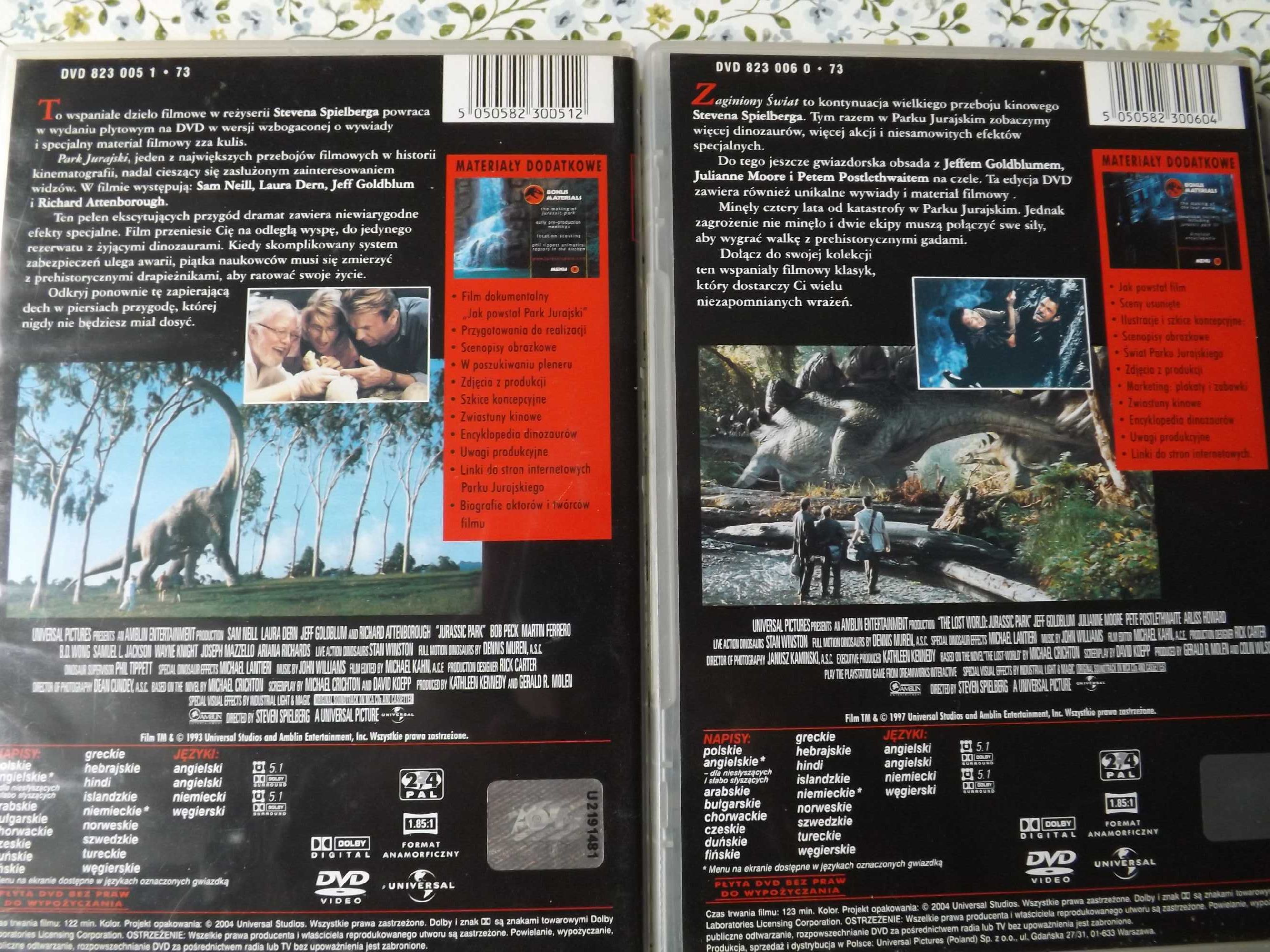 Park Jurajski, Jurassic World , 4 dvd, komplet, film, bajka