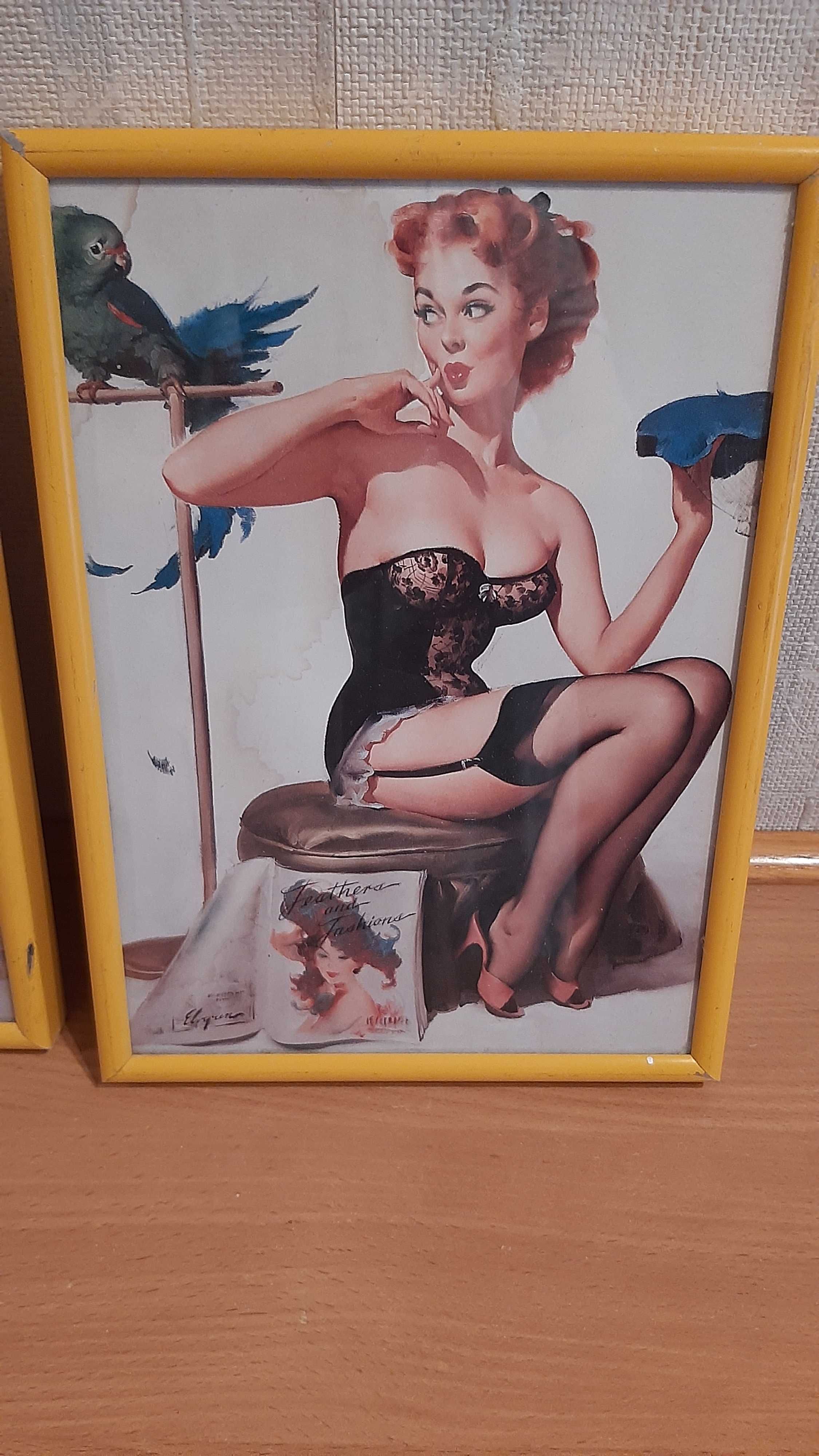 Винтажная картина в стиле Pin up.