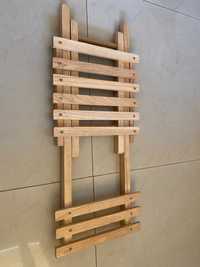 Składane krzesło drewniane dla dzieci