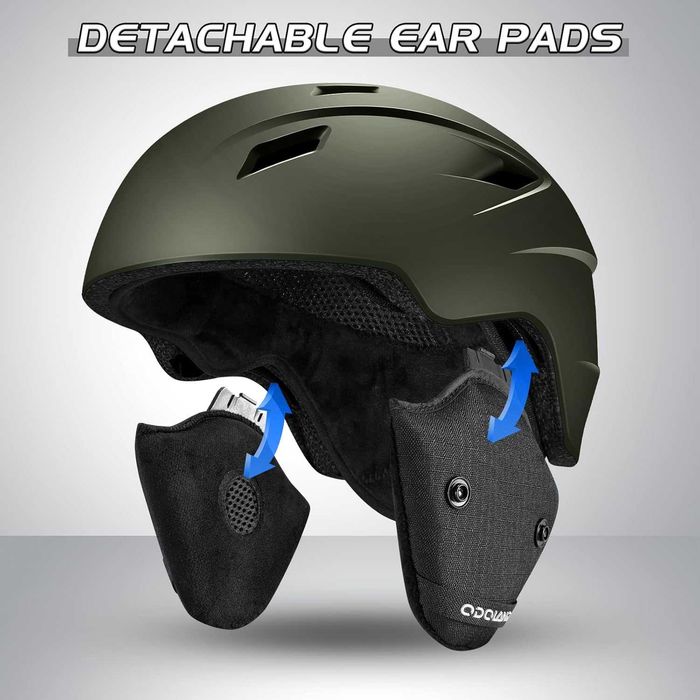 Kask narciarski, snowboardowy z goglami UV 400 Odoland rozmiar M