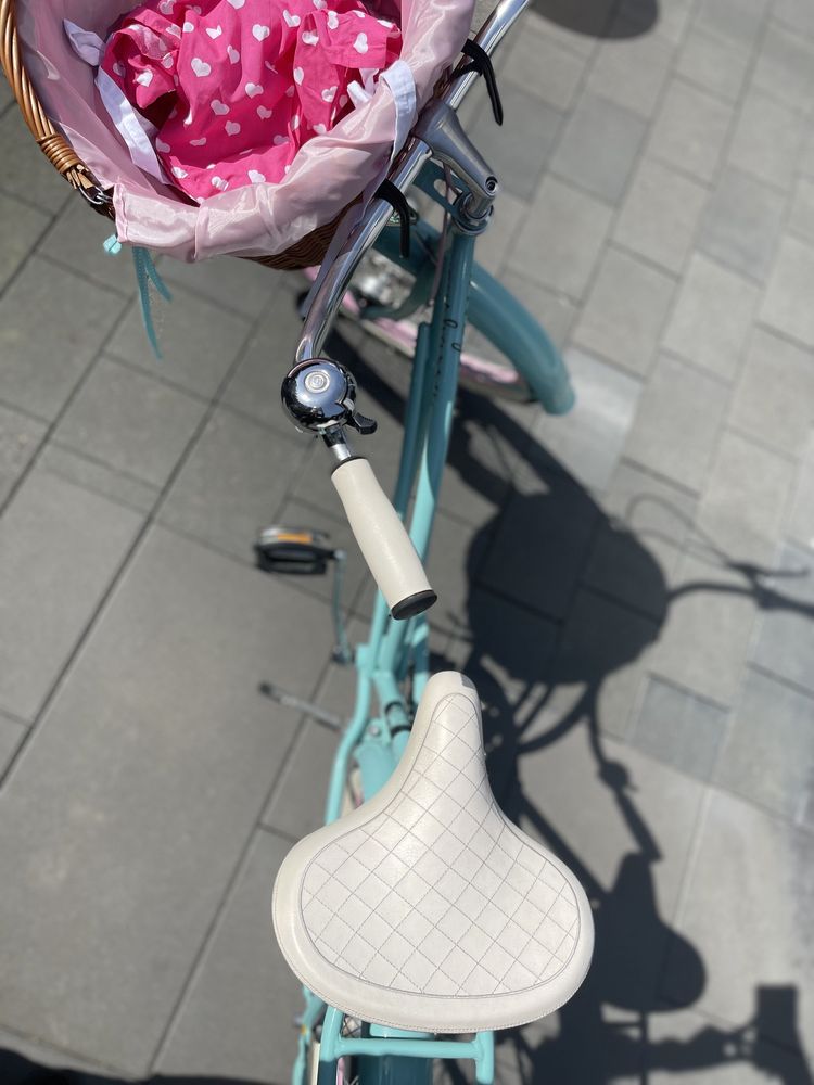 Nowy rower Embassy Cherry miejski miętowy damski