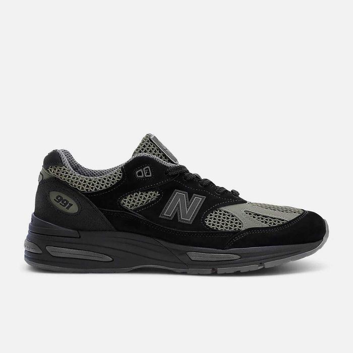Кросівки Stone Island x New Balance 991v2 Black Olive