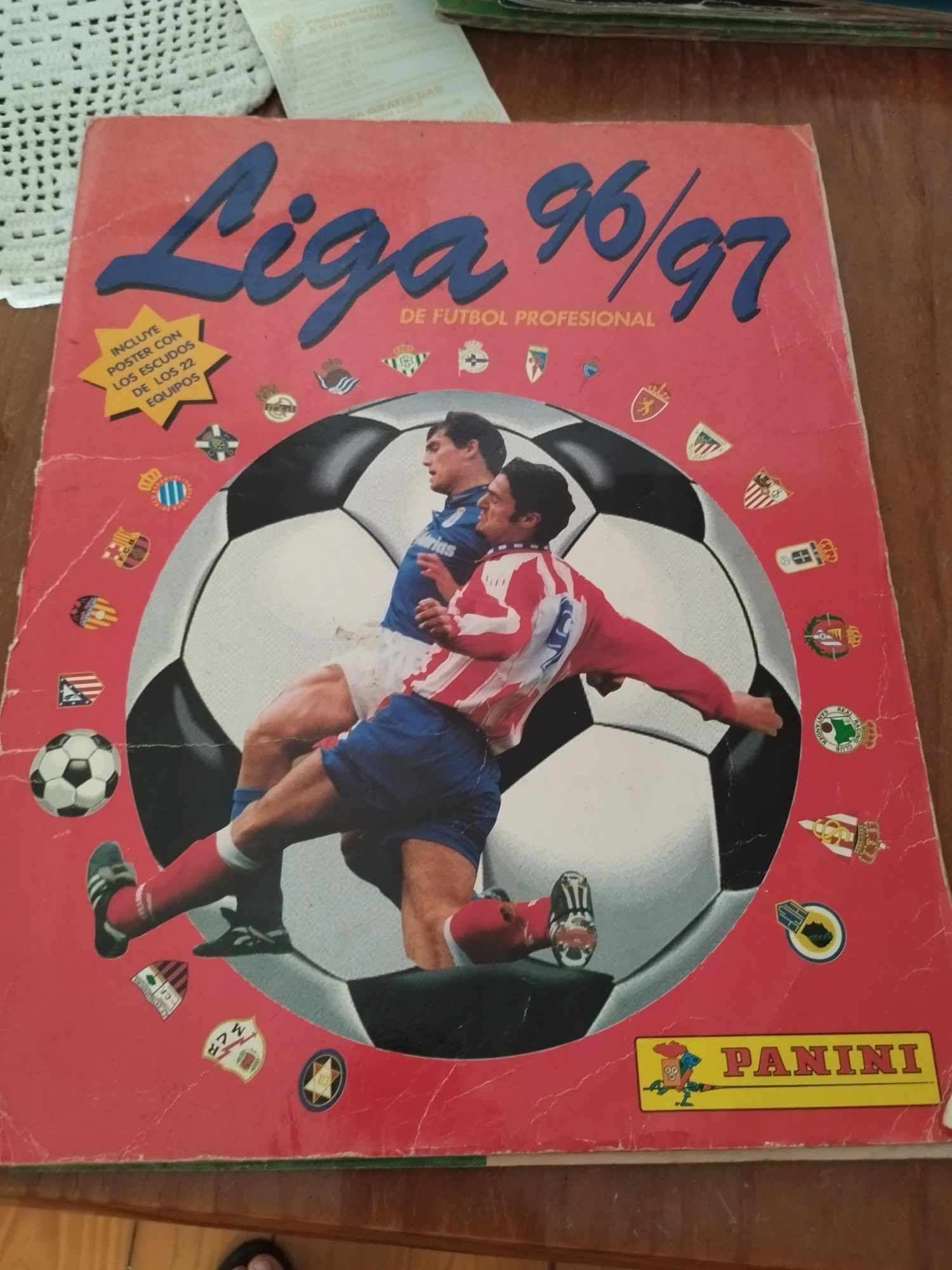 Caderneta Lá Liga 96/97