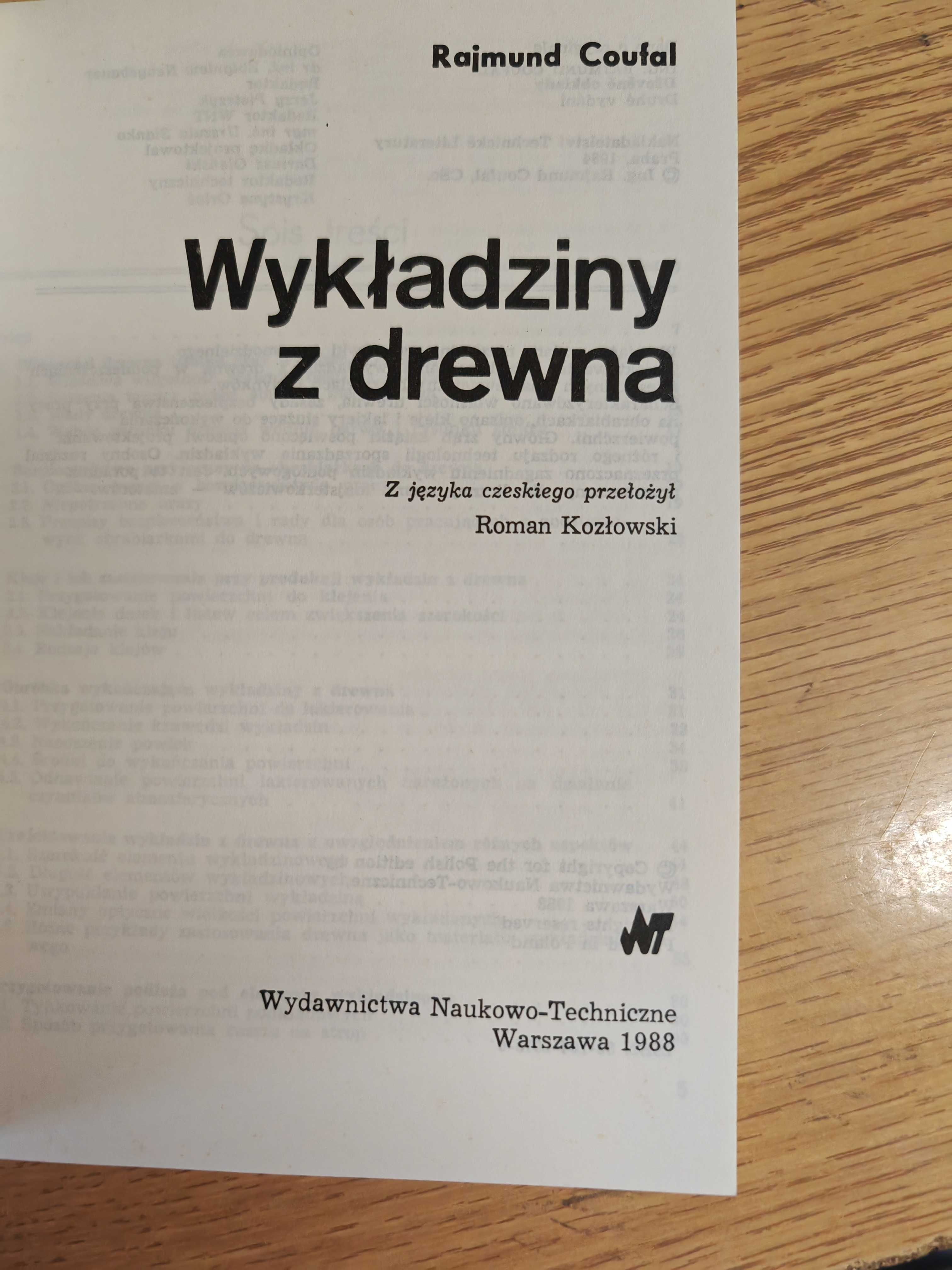 Rajmund Coufal WYKŁADZINY z drewna 1988