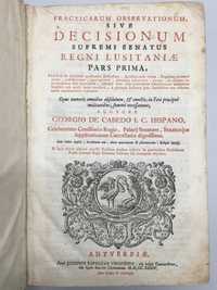 Georgio de Cabedo - Practicarum Observationum (.) Regni Lusitaniae