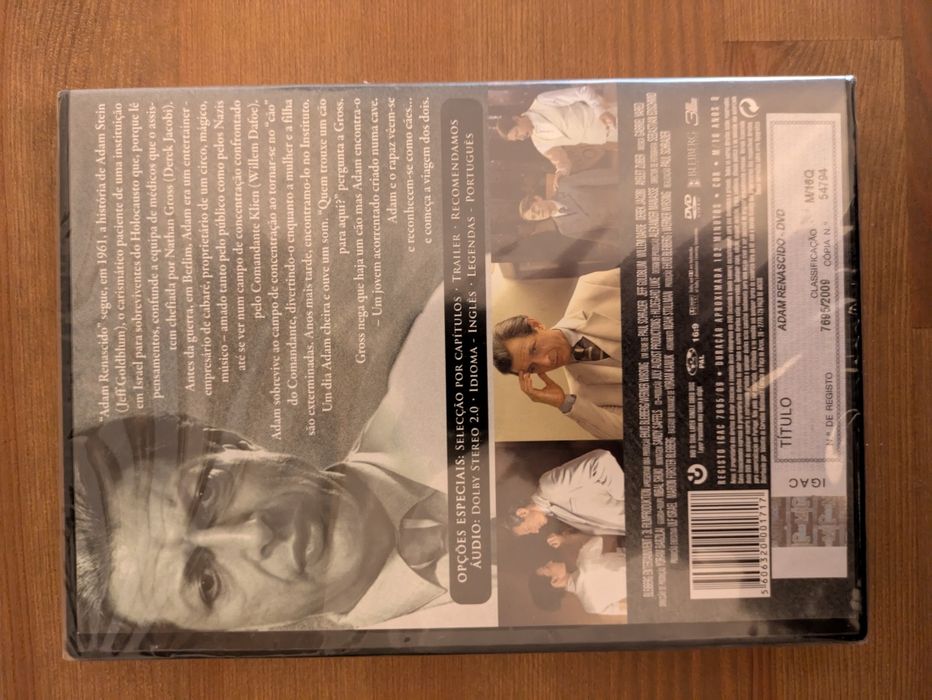 DVD NOVO e SELADO - " Adam Renascido " 2008