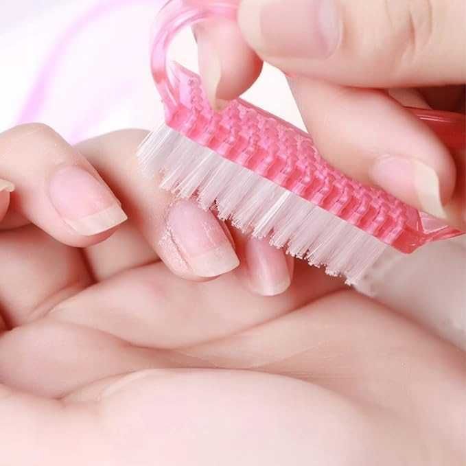 Szczoteczki Jednorazowe Manicure Do Pyłu Paznokci 50 sztuk RÓŻOWE