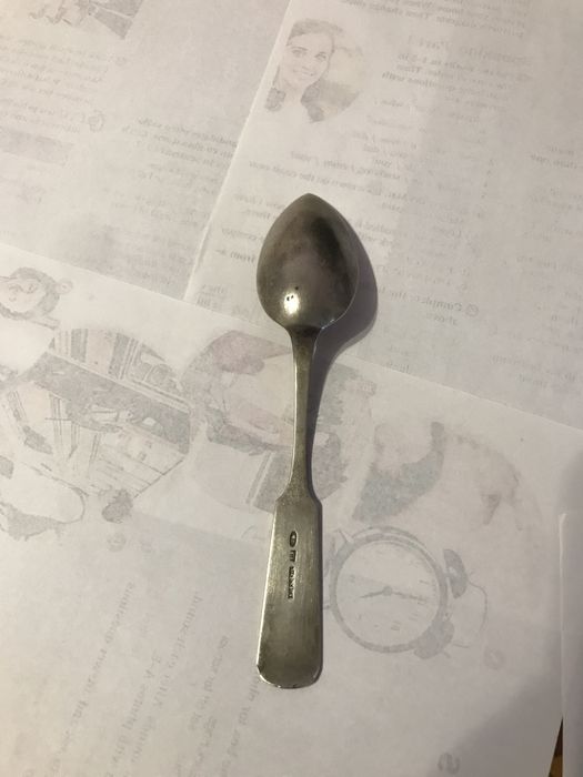 Срібна ложка 84 проба