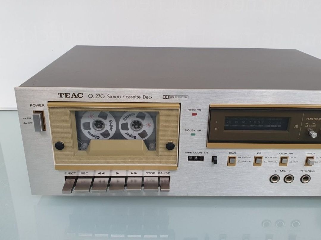 Magnetofon kasetowy vintage TEAC CX-270/1979